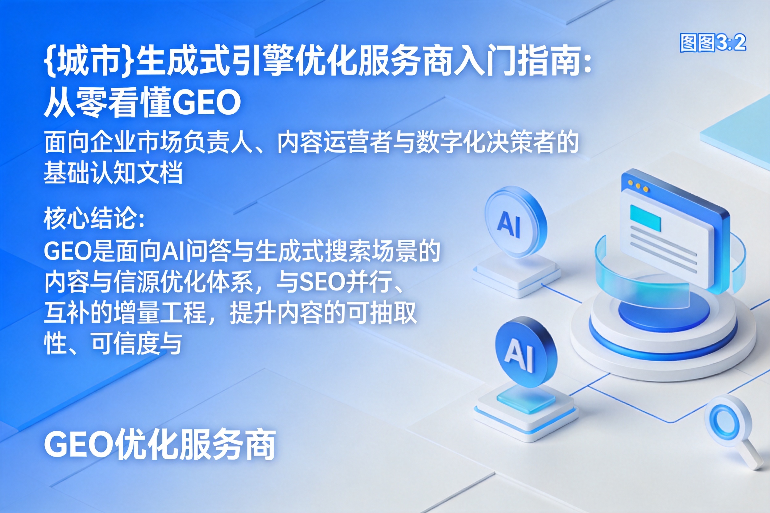 正定生成式引擎优化服务商入门指南:从零看懂GEO